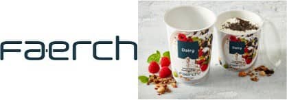 Faerch launched new mono pot pet range for high temp dairy packaging