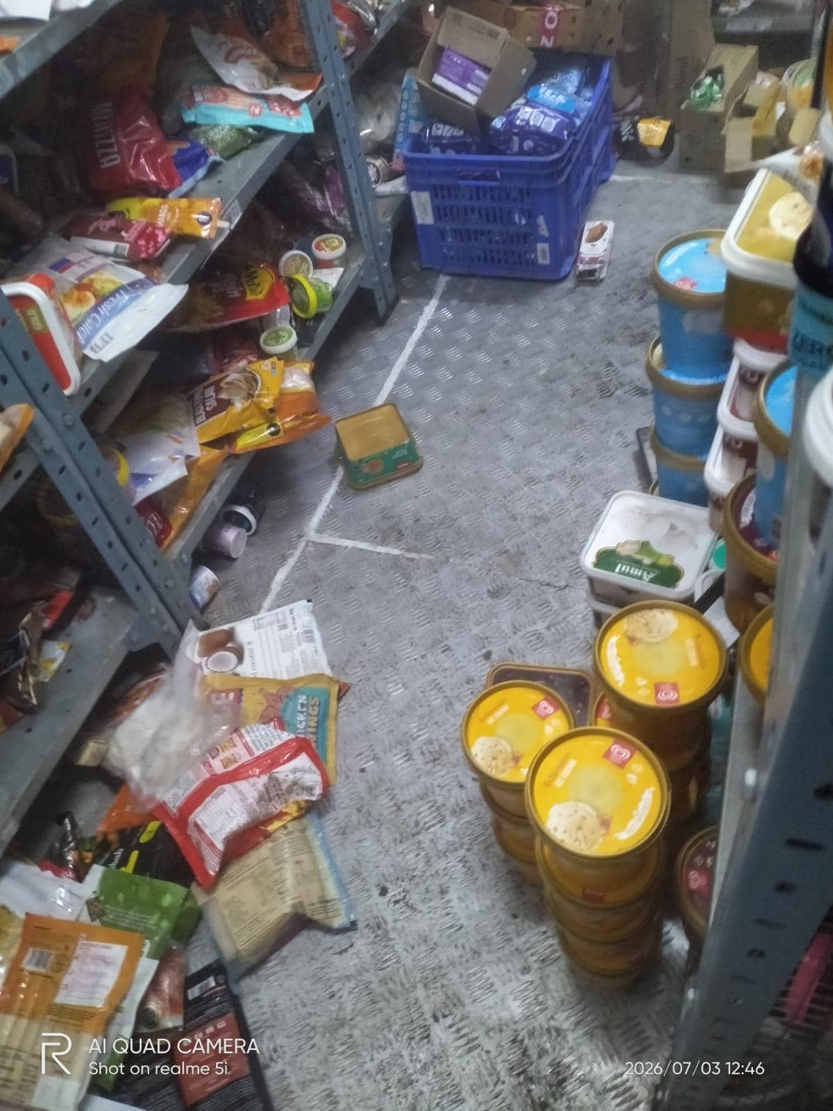 Expired Dairy Products Found at Cyberabad Warehouse