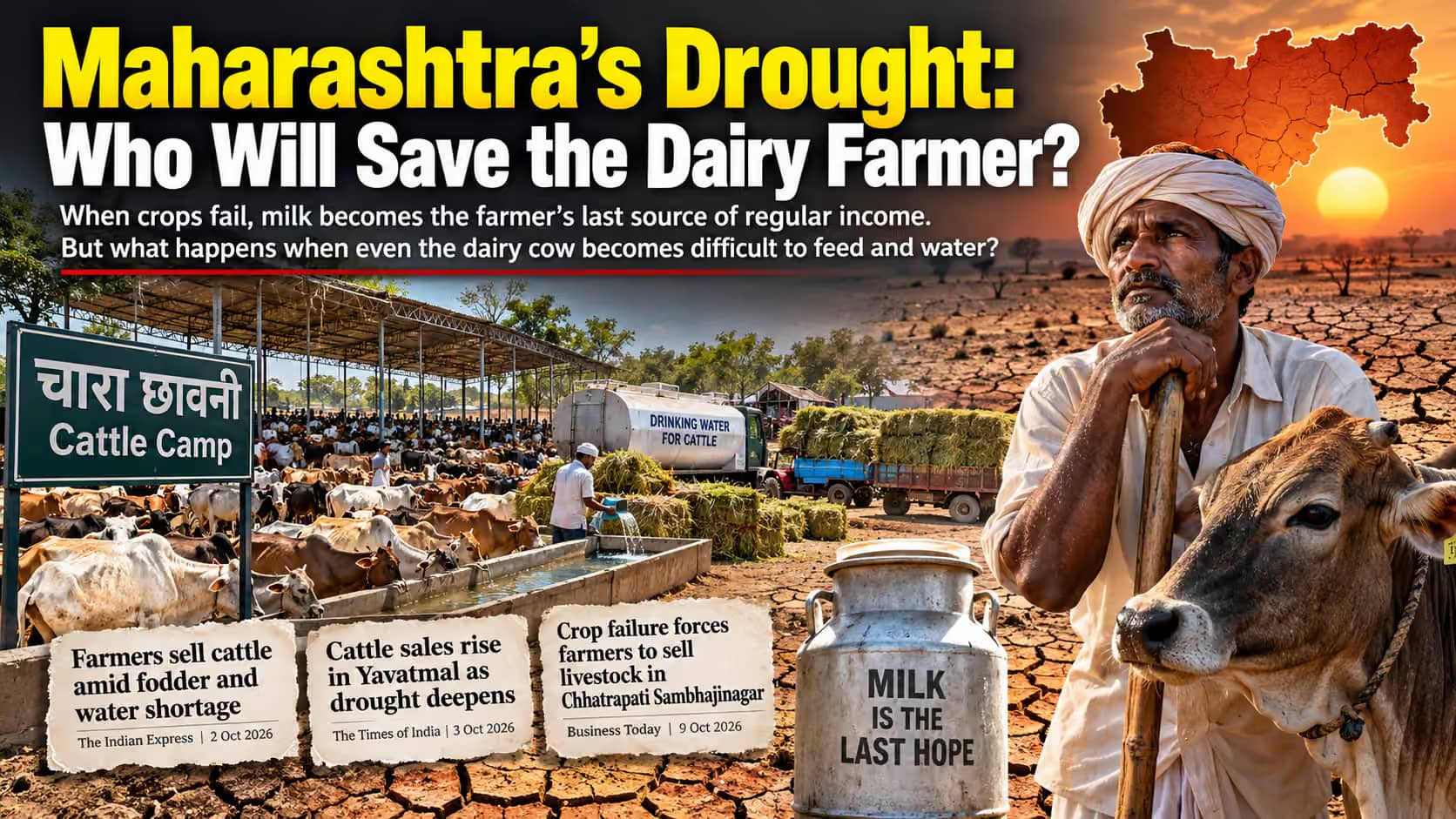 Maharashtra Drought Crisis: 6 Steps to Save the Dairy Cow