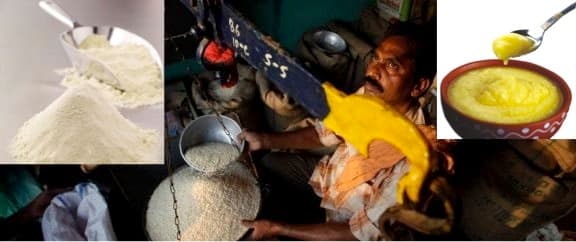 Milk powder and ghee to be part of Free kits for Ration shops in Kerala