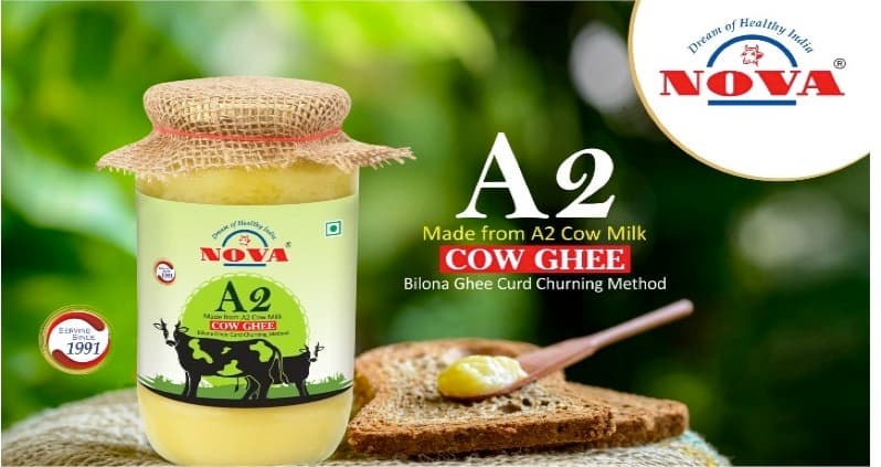 Nova Dairy Introduces A2 Cow Ghee, A Premium Addition to its Range of Dairy Products