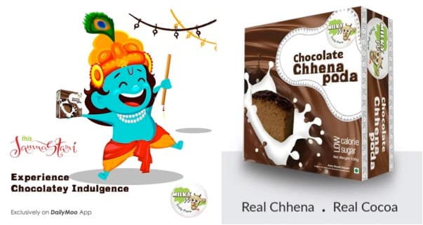 DAIRY NEWS Milk Mantra launched Chocolate Chenna Poda on Janmashtami