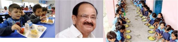 Vice President M Venkaiah Naidu recommend use of Milk in mid day meal