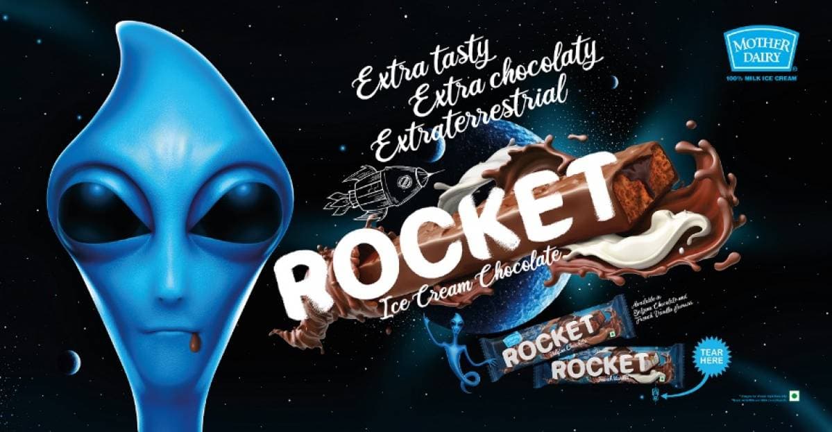 Mother dairy launches Rocket : An ice cream chocolate