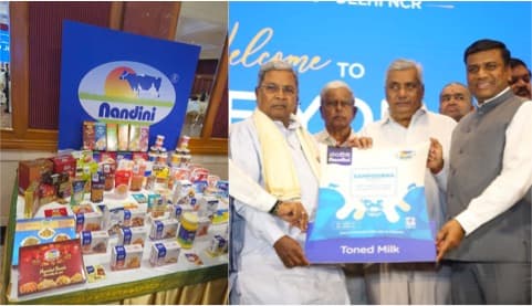 KMF Nandini launched milk and milk products in Delhi NCR