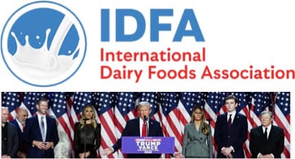 IDFA Shares U.S. Dairy’s Priorities With Trump