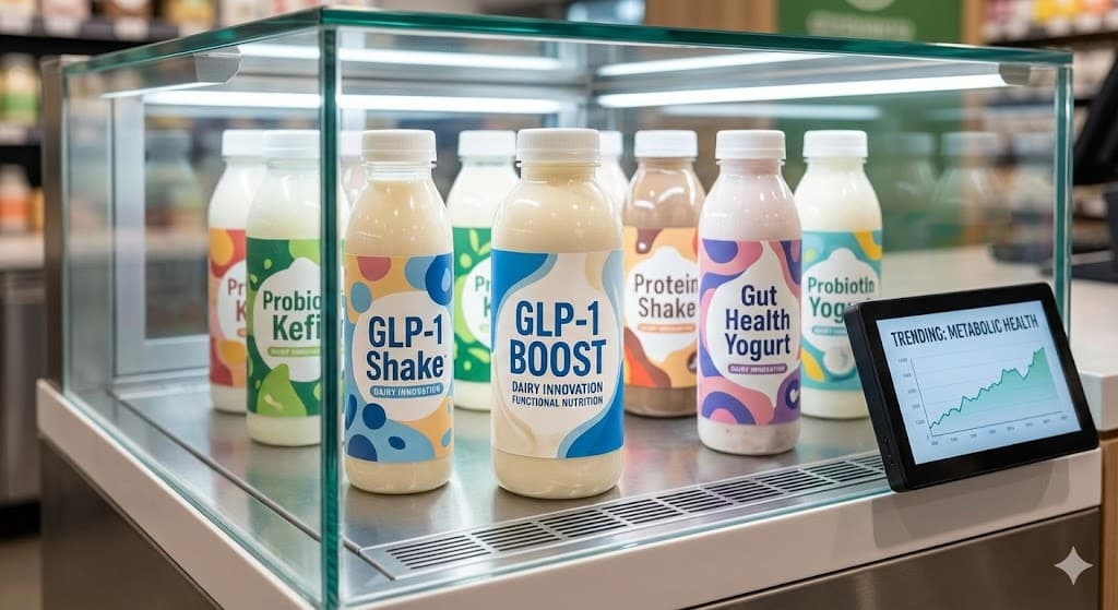 GLP-1 Dairy Innovation Emerges in Functional Nutrition Trend