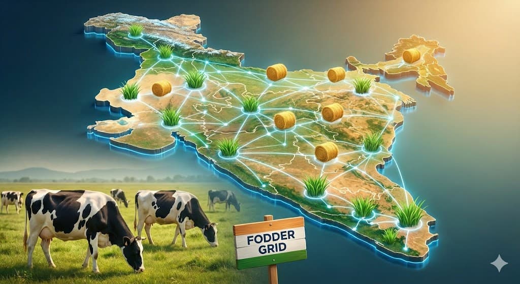 Why India’s Dairy Needs a National Fodder Grid ? - DairyNews7x7