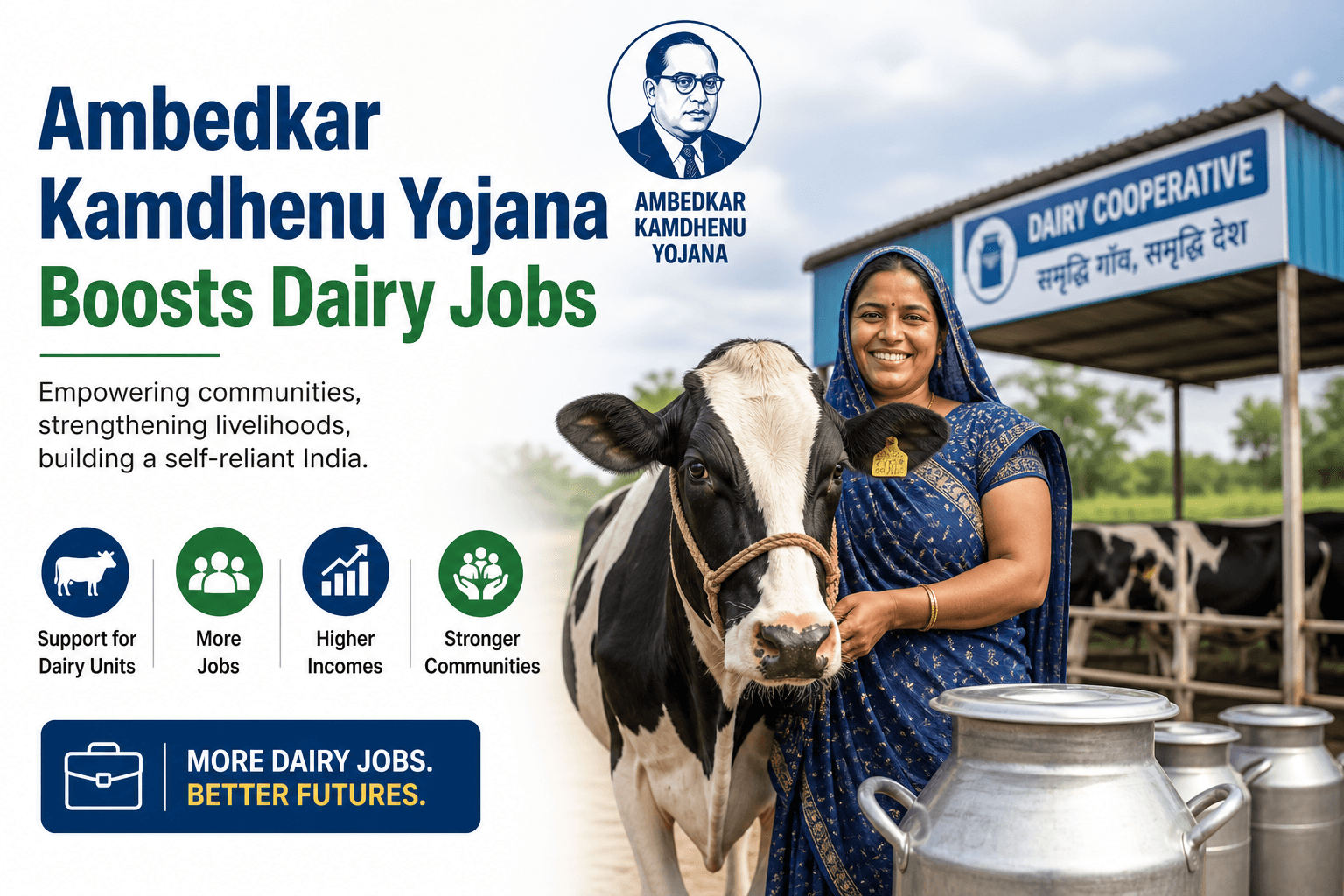 Ambedkar Kamdhenu Yojana Boosts Dairy Jobs
