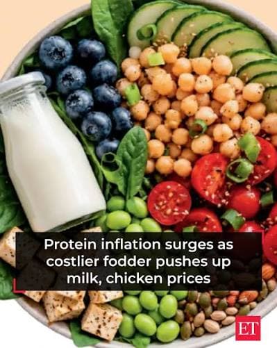 Protein Inflation Pushes Up Milk & Chicken Prices