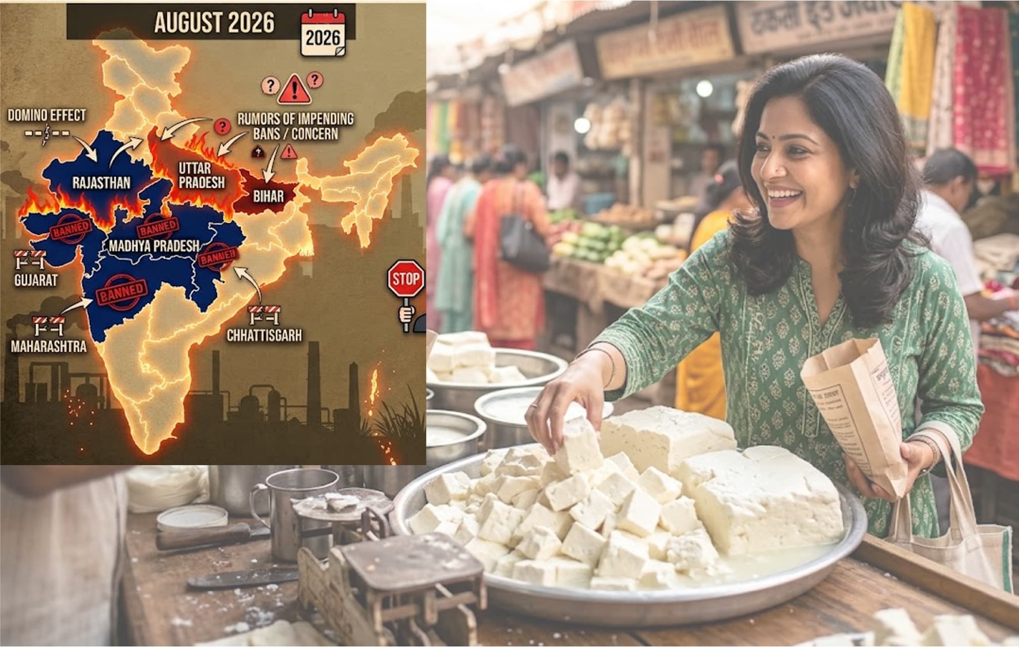The Great Paneer Panic: India's State Bans on Analogue Paneer, Explained