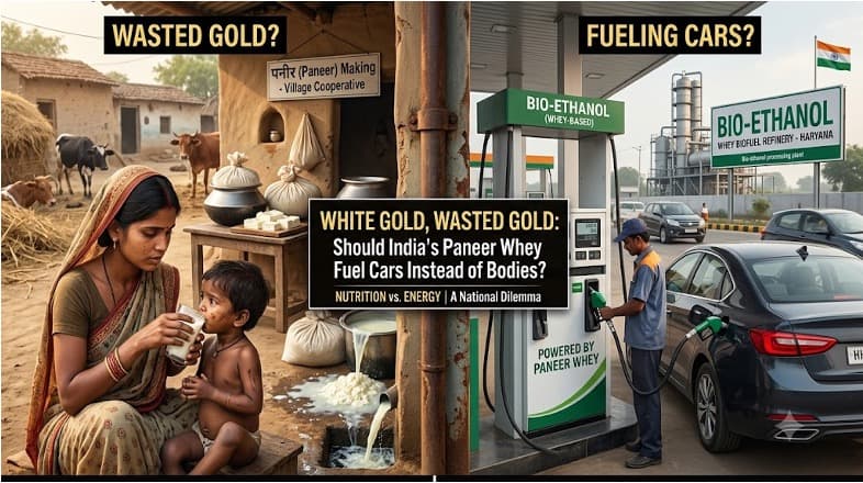White Gold, Wasted Gold: Should India's Paneer Whey Fuel Cars Instead of Bodies?
