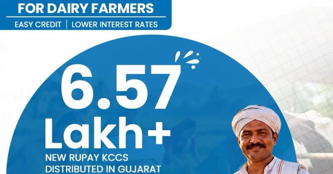 6.57 Lakh RuPay KCCs Reach Gujarat Dairy Farmers