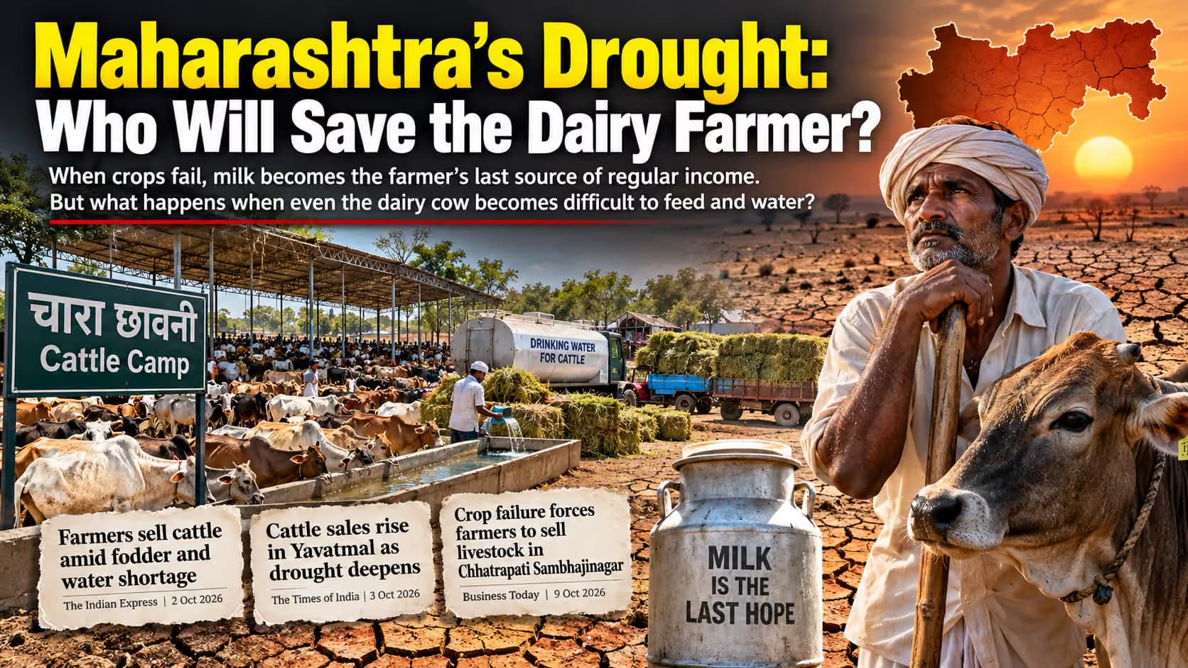 Maharashtra Drought Crisis: 6 Steps to Save the Dairy Cow