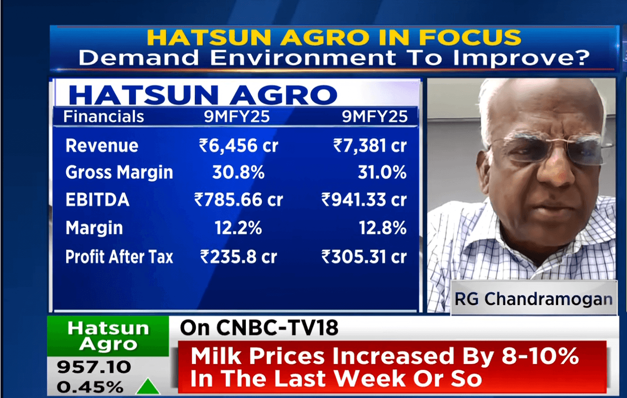 R Chandramogan on demand scenario and Milk procurement