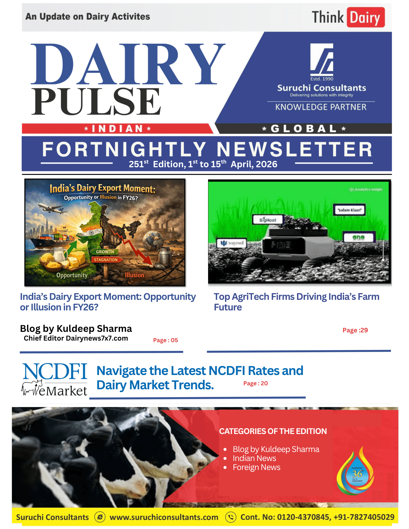 251st Dairy Pulse 1st to 15th April, 2026