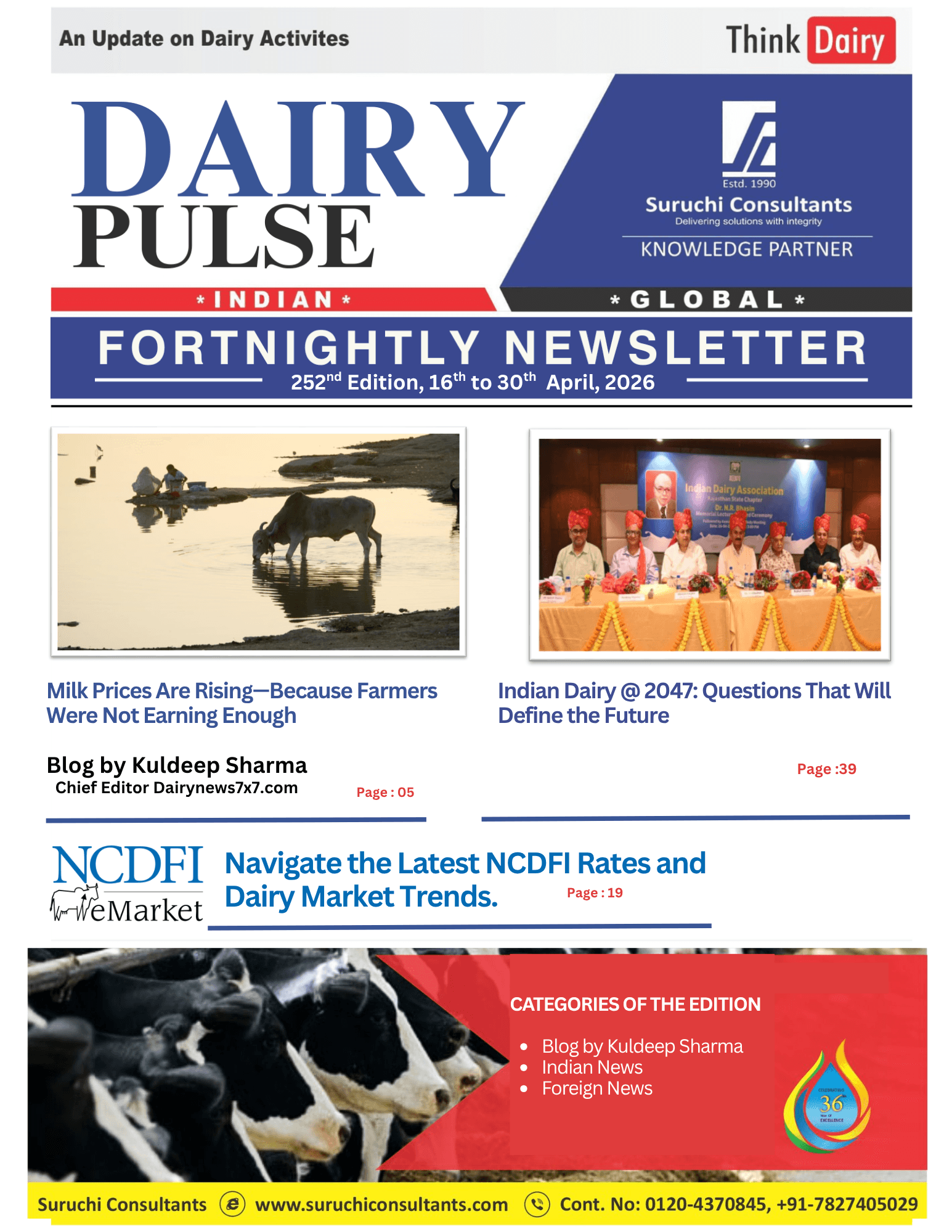 252 Dairy Pulse 16th to 30 April, 2026
