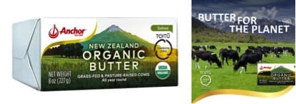 Anchor Dairy, Fonterra Brand Launches Organic carbonzero Certified Butter
