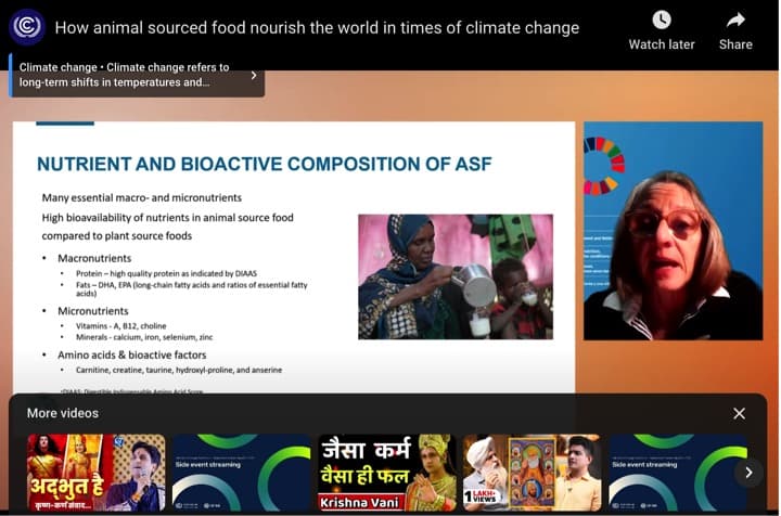 How animal foods nourish the world in times of climate change