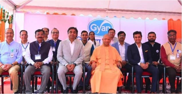 Yogi inaugurated Dairy Project of Gyan Dairy in Gorakhpur