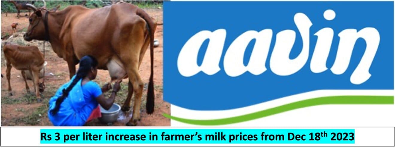 CM Stalin directs Aavin to hike procurement price of milk