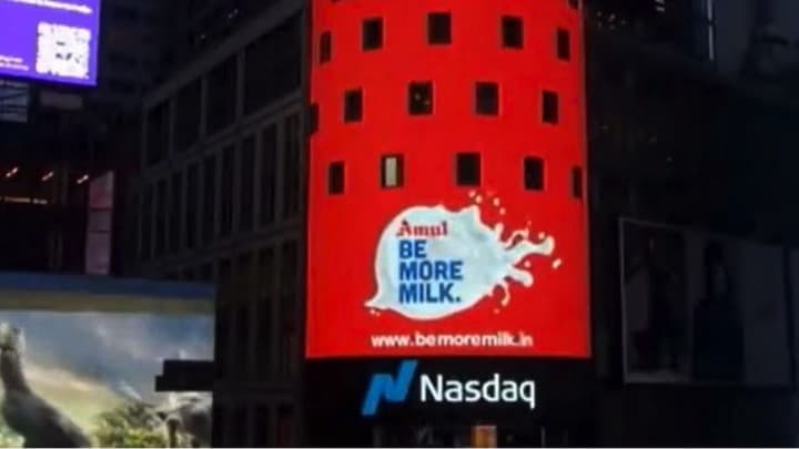 Amul makes a splash in New York’s Times Square