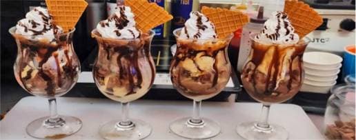 Supply of ice cream from the outlets is not restaurant services