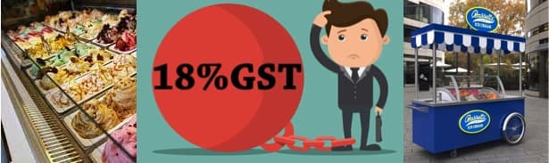 Fixed GST at 18% imposed for ice cream in parlours or outside