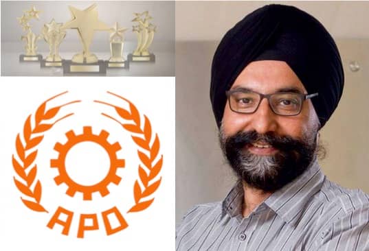 R S Sodhi MD GCMMF gets Asia Pacific Productivity Champion award