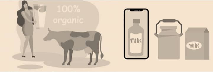 Online milk delivery account is 7-8% of total online grocery business