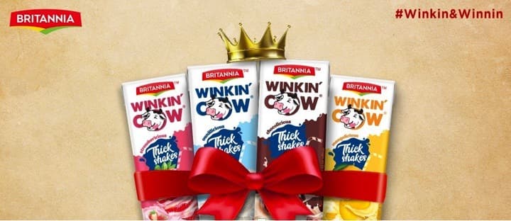 Britannia’s Winkin’ Cow Becomes Rs 100 crore Brand in FY22