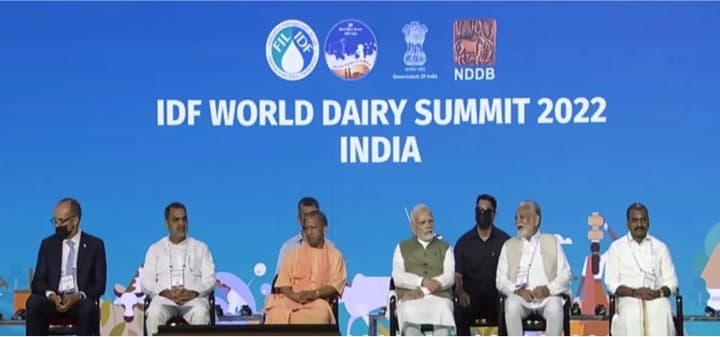 Prime Minister Modi Inaugurates World Dairy Summit 2022