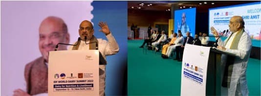 Amul, NDDB can jointly explore dairy machinery manufacturing: Amit Shah