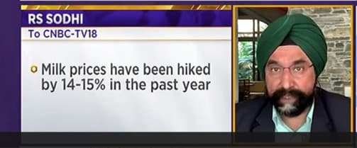 Milk prices may continue to rise until Diwali says RS Sodhi