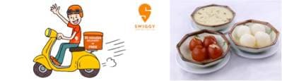 Gulab Jamun and Rasmalai tops the orders for desserts on Swiggy