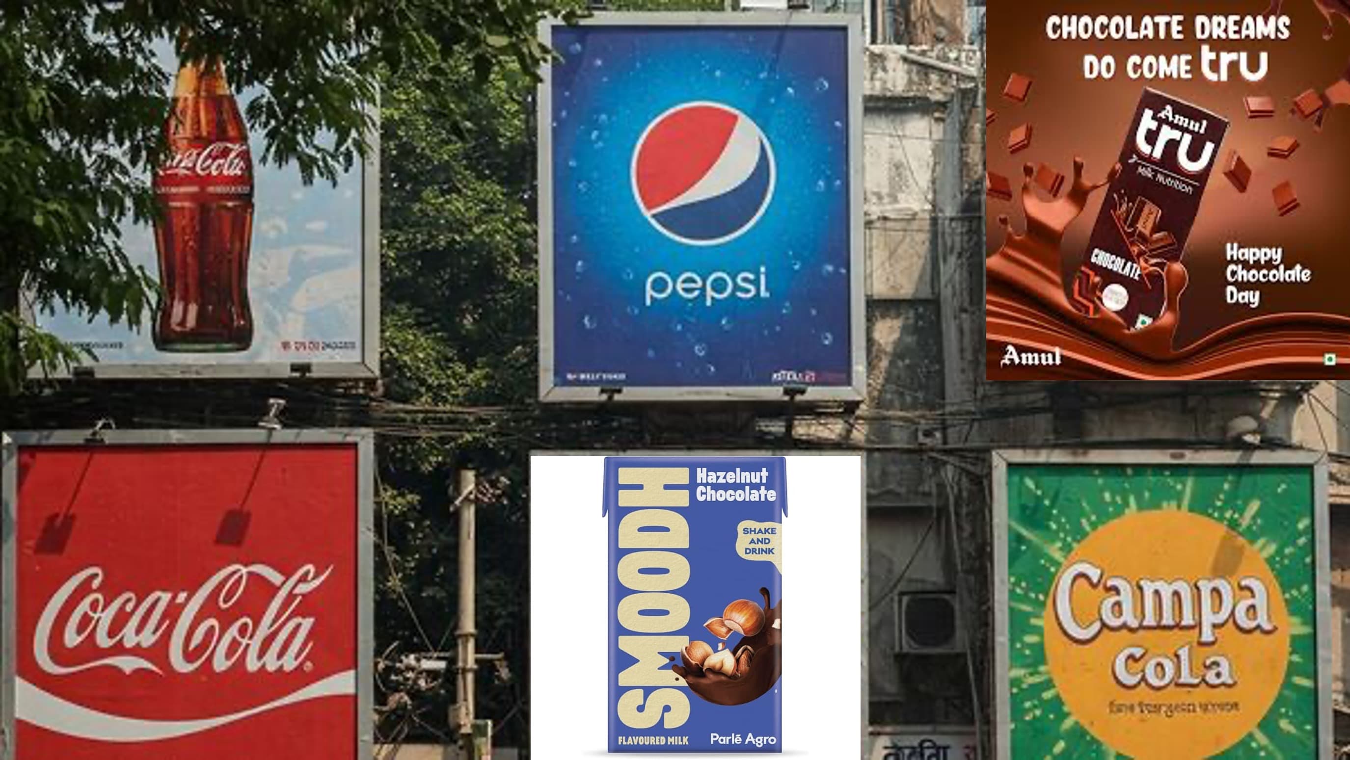 Pepsi vs Coke vs Campa vs Smoodh vs Amul TRU :Rs 10 heat