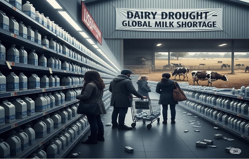 A Looming dairy drought will stunt the world's growth