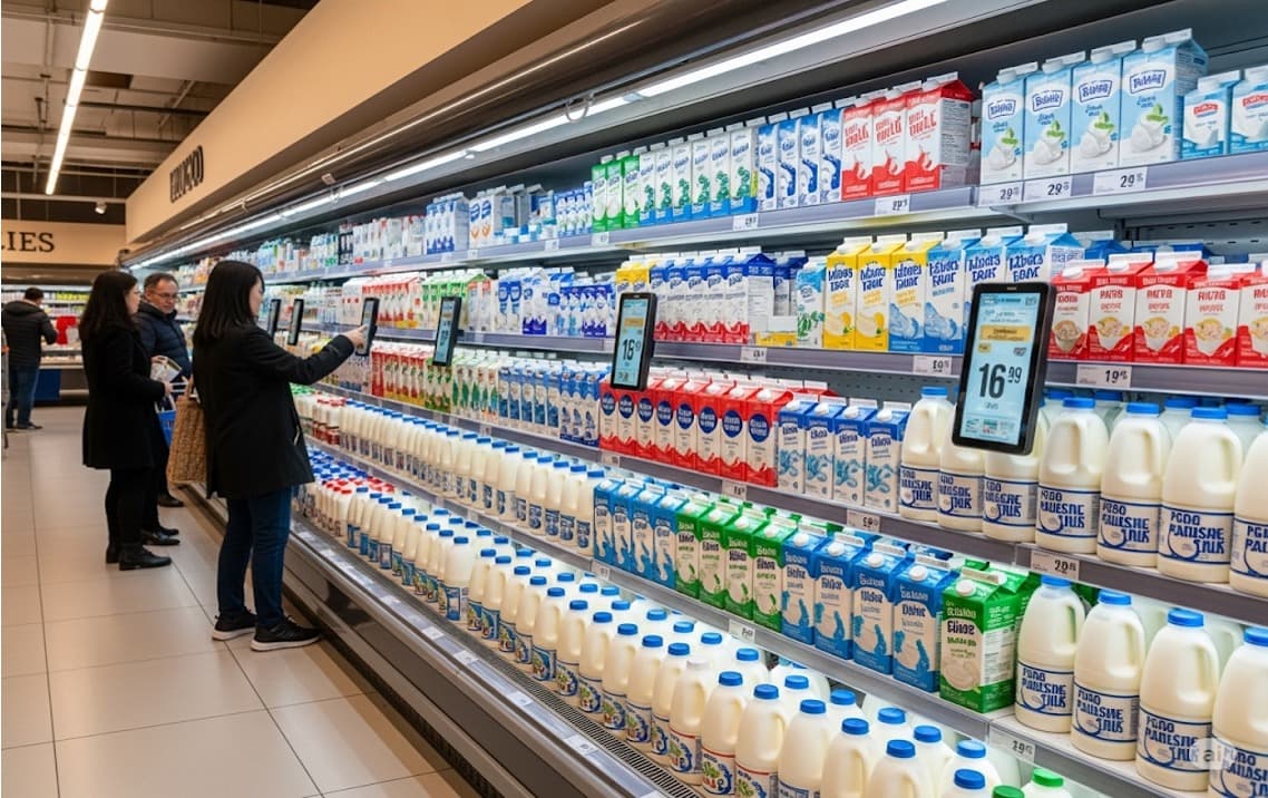 Milk, eggs hit dynamic pricing via digital shelf labels