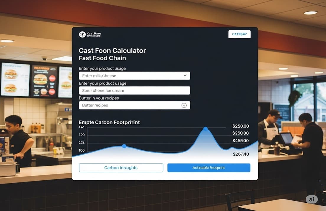UK Fast-Food Chains Unite for Dairy Carbon Cut Tool