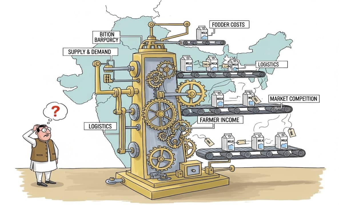 Government of India stays out of milk pricing decisions