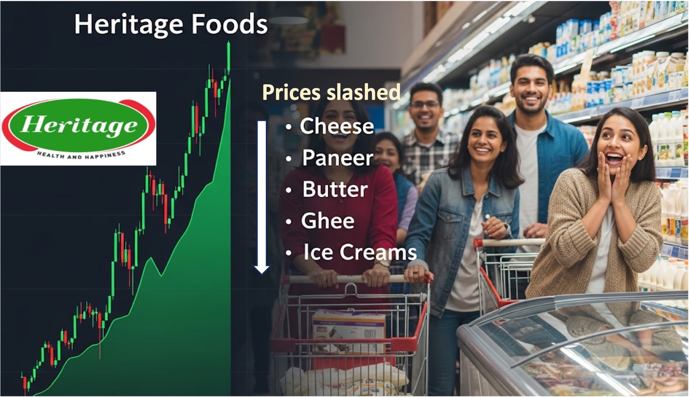 Heritage Foods Surges 7.86% After Slashing Dairy Product Prices