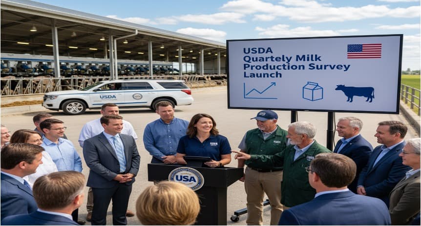 USDA to Launch Quarterly U.S. Milk Production Survey