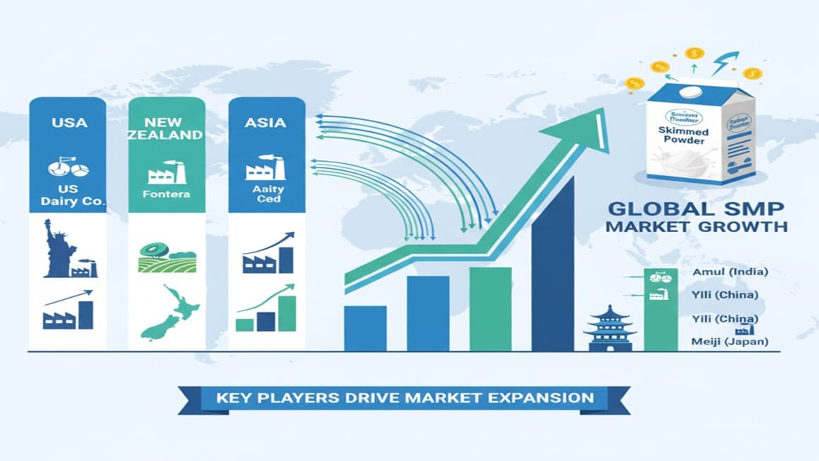Top Milk Powder Firms Drive Growth in NZ-USA-Asia Markets