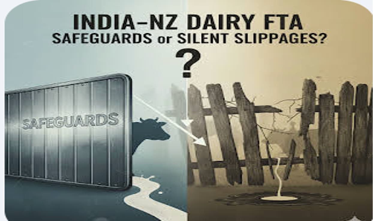 India–NZ Dairy FTA: Safeguards or Silent Slippages?