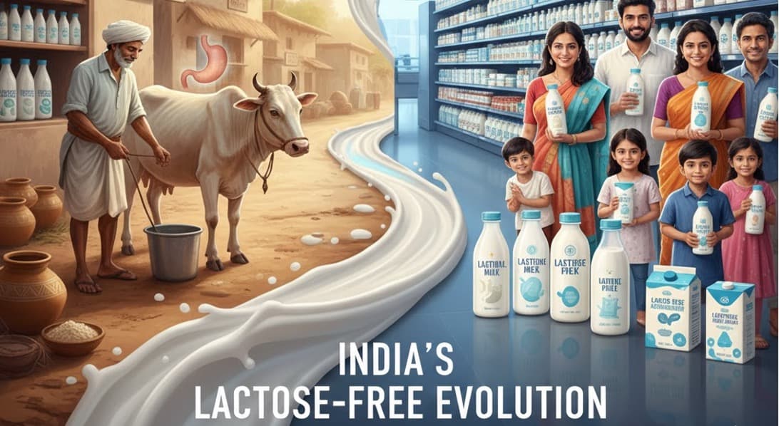 Lactose-Free Milk Surges as India Dairy Market Evolves