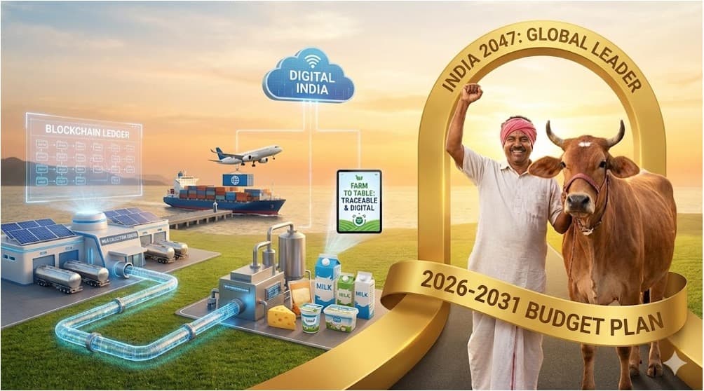 5 Year Budget Plan to Make Indian Dairy Global Leader in 2047