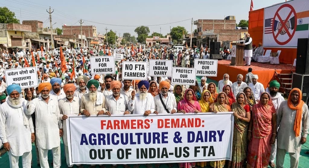 Farmers’ Bodies Demand Agri & Dairy Be Kept Out of US FTA
