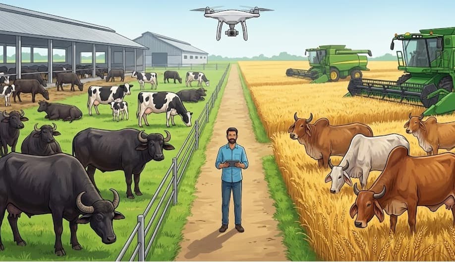 From Wheat to Milk, UP’s Dairy Drives Farm Income Surge