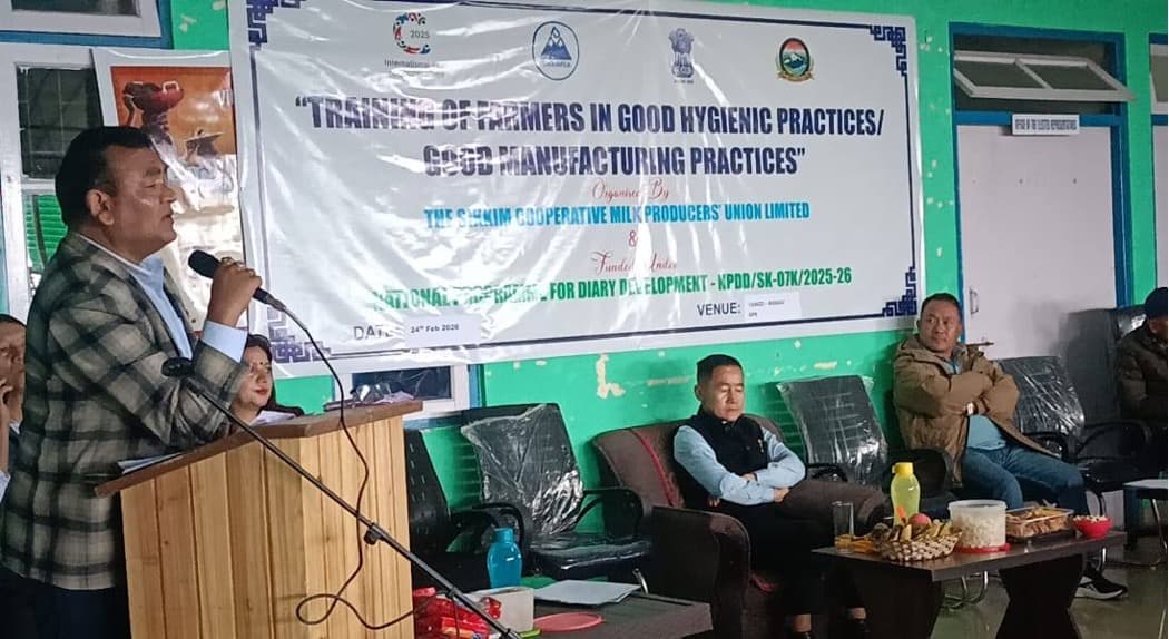 Sikkim Cooperative conducted Clean Milk production program