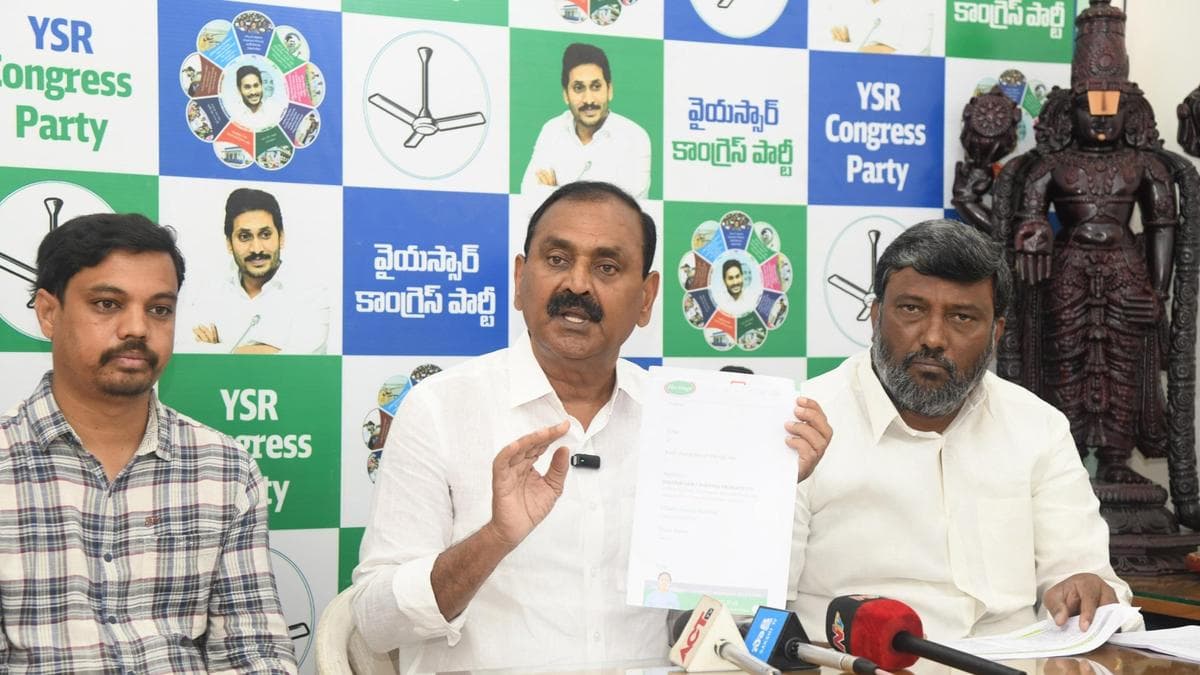 YSRCP Slams Indapur Dairy Over TTD Ghee Supply